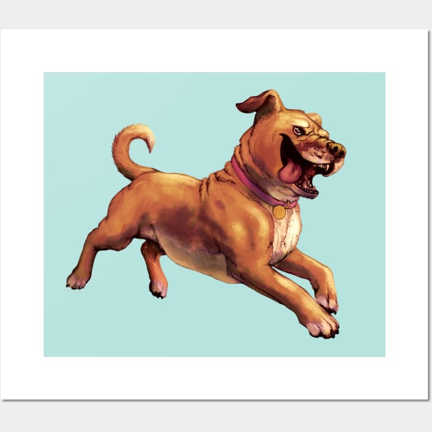 Puggle Wall Art by CliffeArts